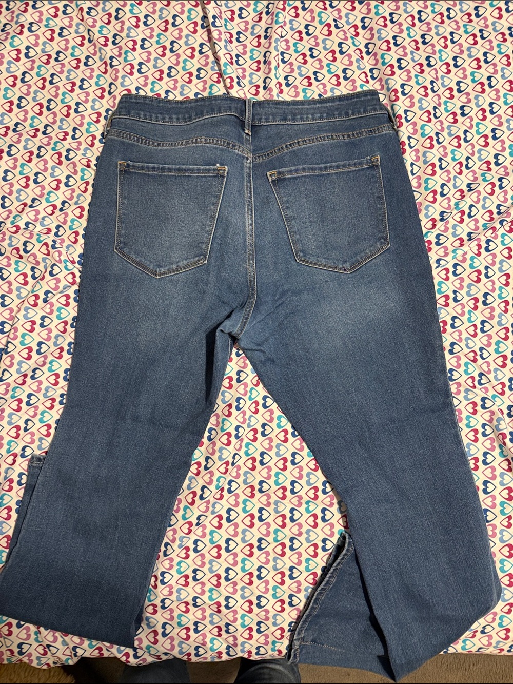 Old Navy Slim Straight Dark Blue Jeans - Picture 3 of 3